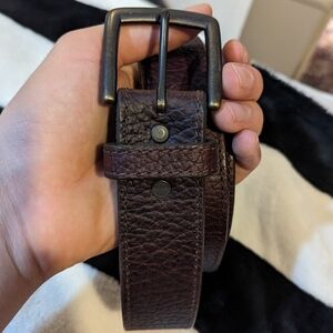Red Wing Shoes Bison leather belt